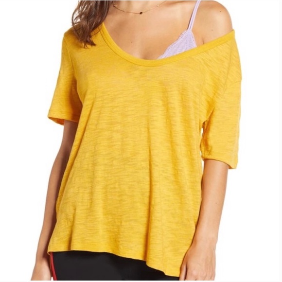 NWOT • 2 BP X CLAUDIA SULEWSKI U-Neck Tee - Picture 1 of 8